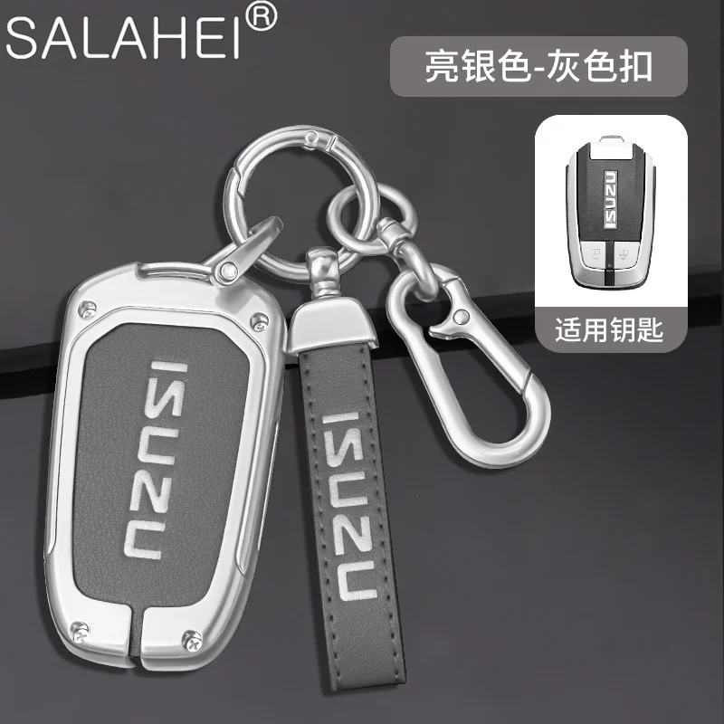 Car Remote Key Fob Case Cover Shell For Isuzu D-MAX MUX Truck DMAX 2015  2016 2017 2018 2019 2020 Protector Keychain Accessories - AliExpress