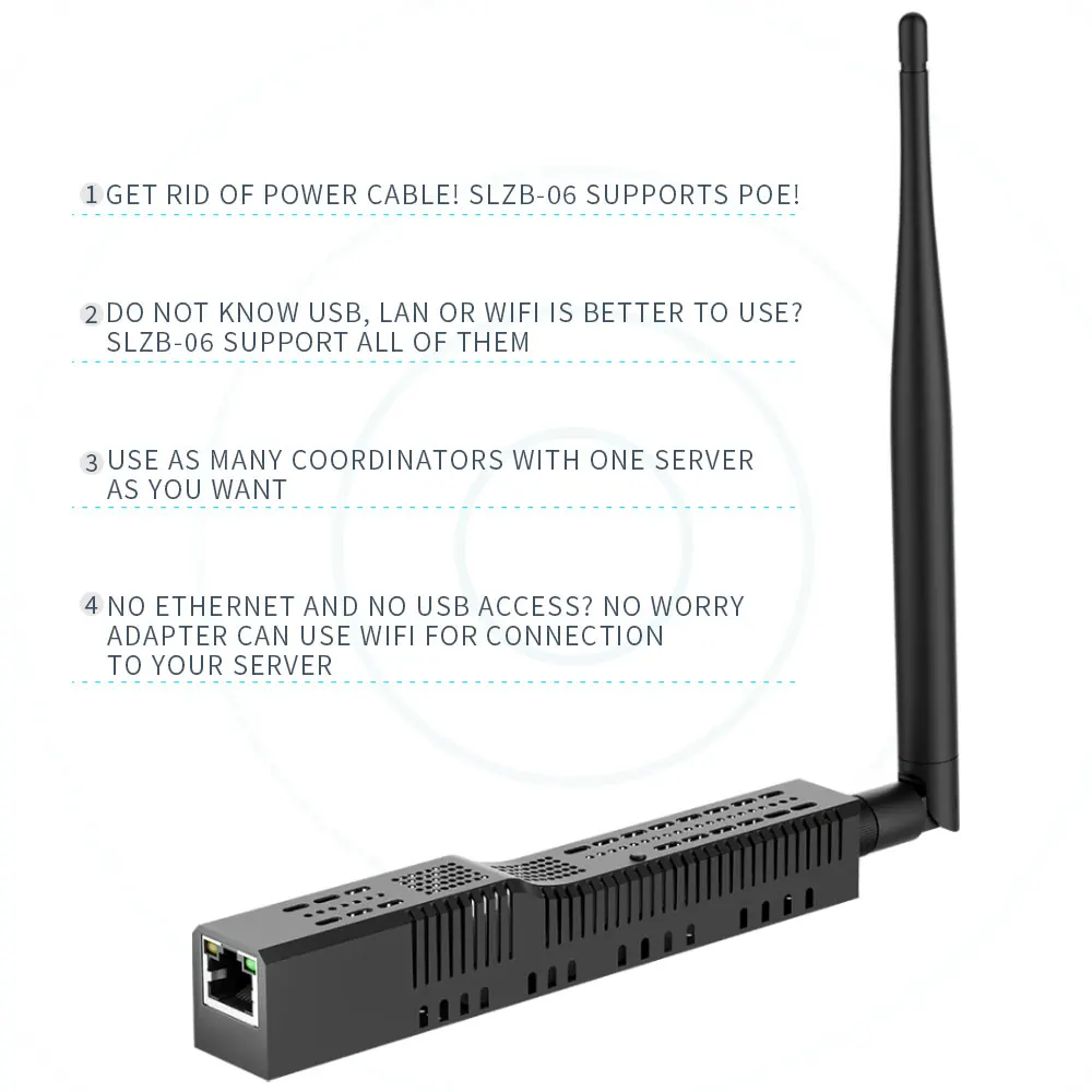 Zigbee3.0 SMLIGHT WiFi Gateway Coordinator Adapter