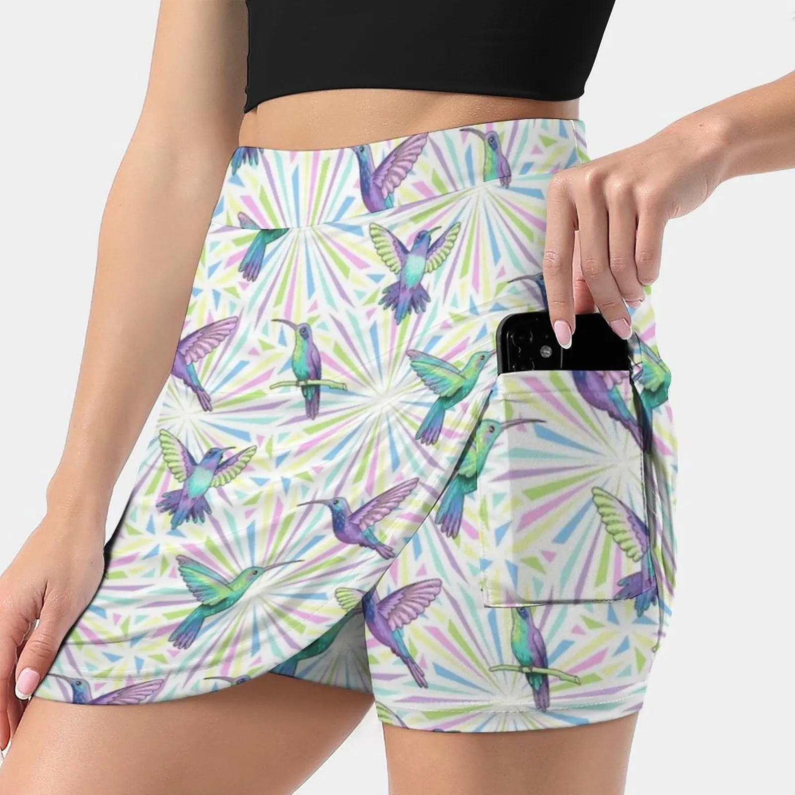 Colmingbirds Colibri Sky Gonna Da Donna Gonne Estetiche Gonne Corte Di Nuova Moda Colibrì Colibrì Uccello Colibrì