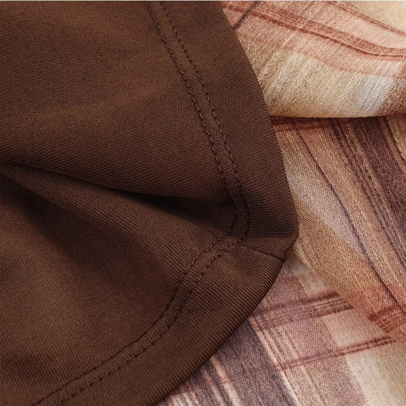 2025 Pleated Long Dresses for Women Fashion Plaid Printed Belt Dress Woman Vintage Party Womens Dresses Autumn Casual Dress ﻿