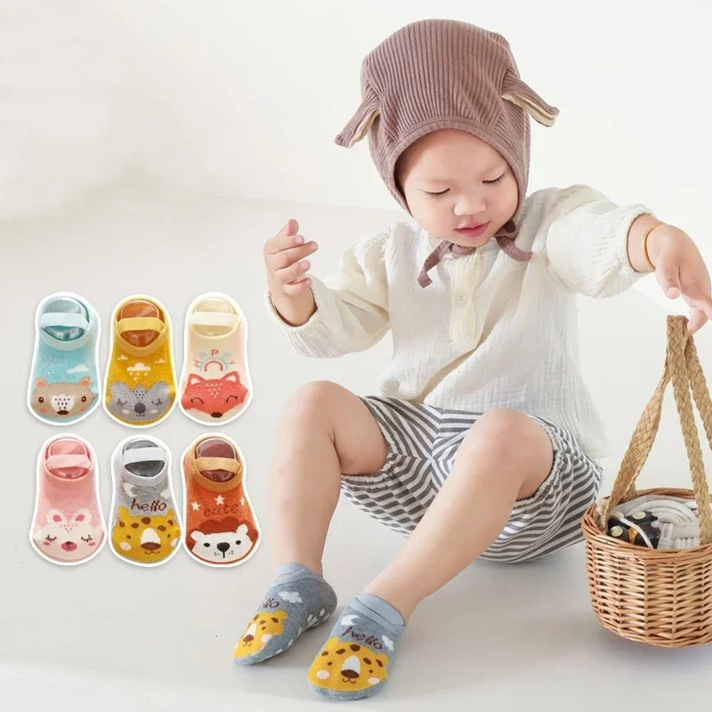 Children Ankle Socks Boys Girls Trampoline Socks Cotton Soft Baby Comfortable Boat Sock