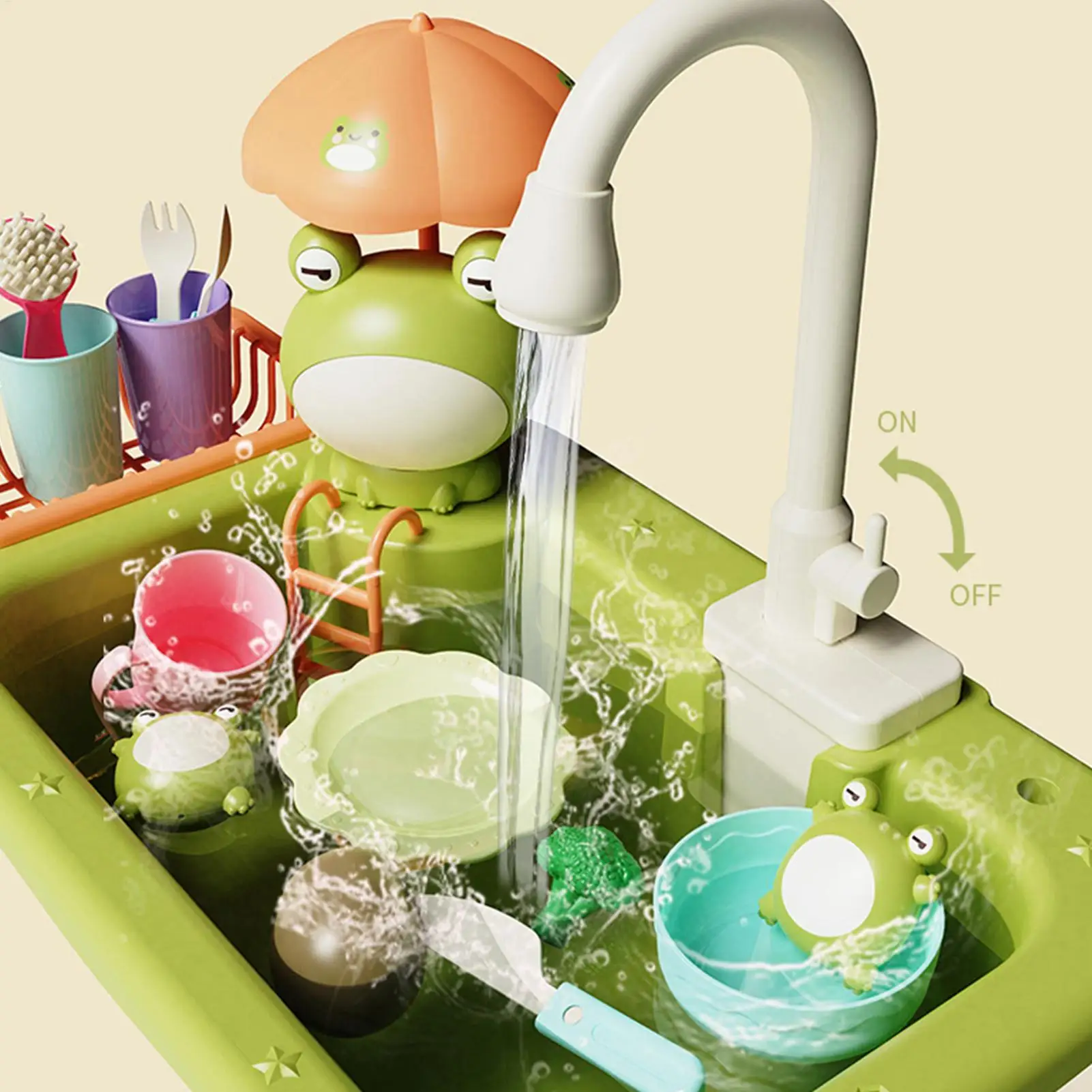Wassertisch für Kinder mit Pumpe, Spielbecken, Pool für den Garten, sensorisches Spielzeug für Jungen, Mädchen und Vorschulkinder_voghion.com
