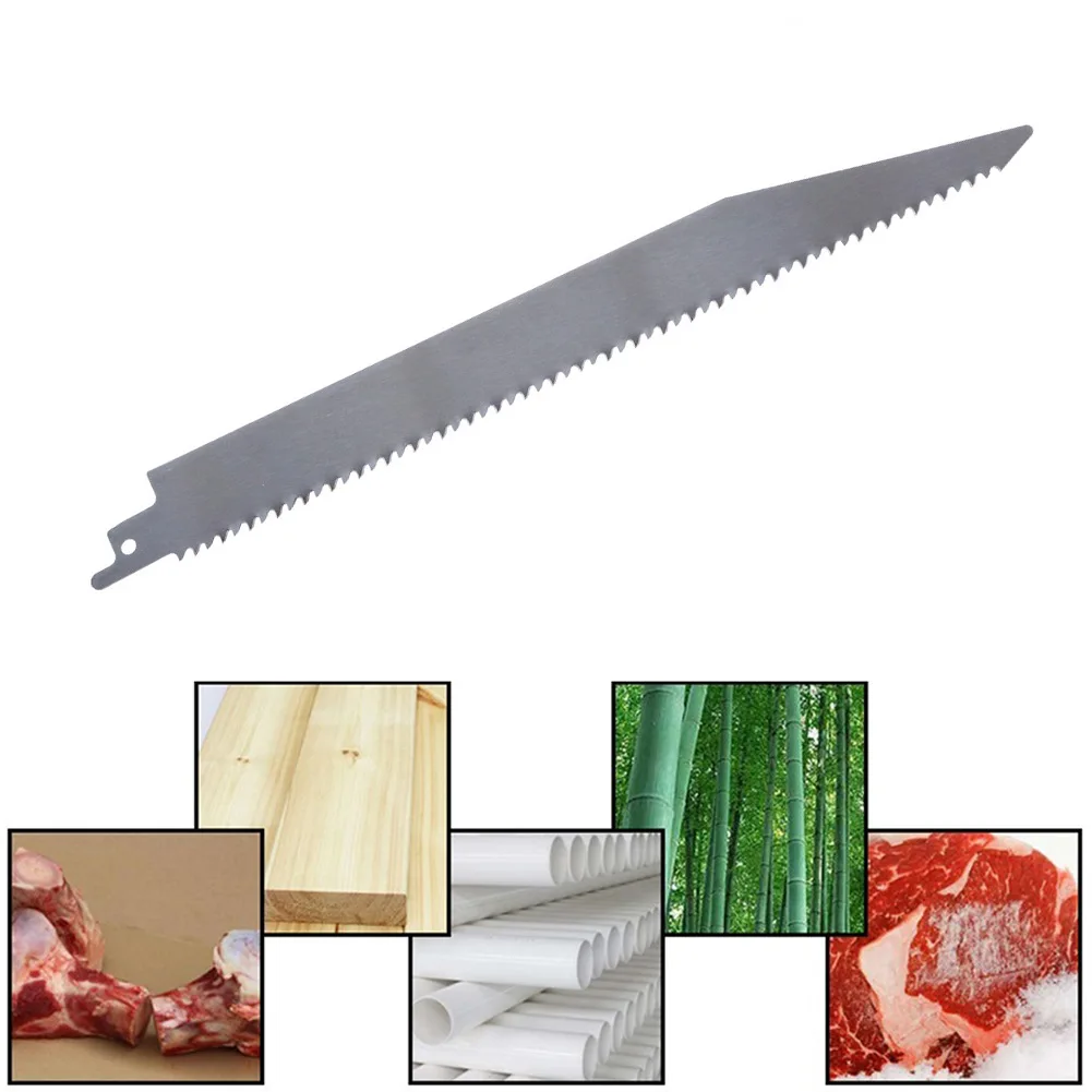 

1PC 240mm Reciprocating Saw Blade 220mm Working Length For Cutting Wood Bamboo Plastic Meat Bone Cutting Tool BIM Blades Part