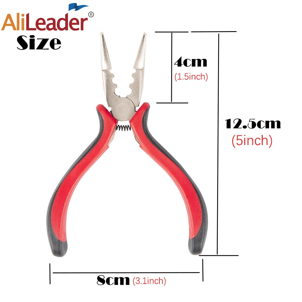 Hair Extension Pliers Bend Tip C Shaped Removing Tongs
