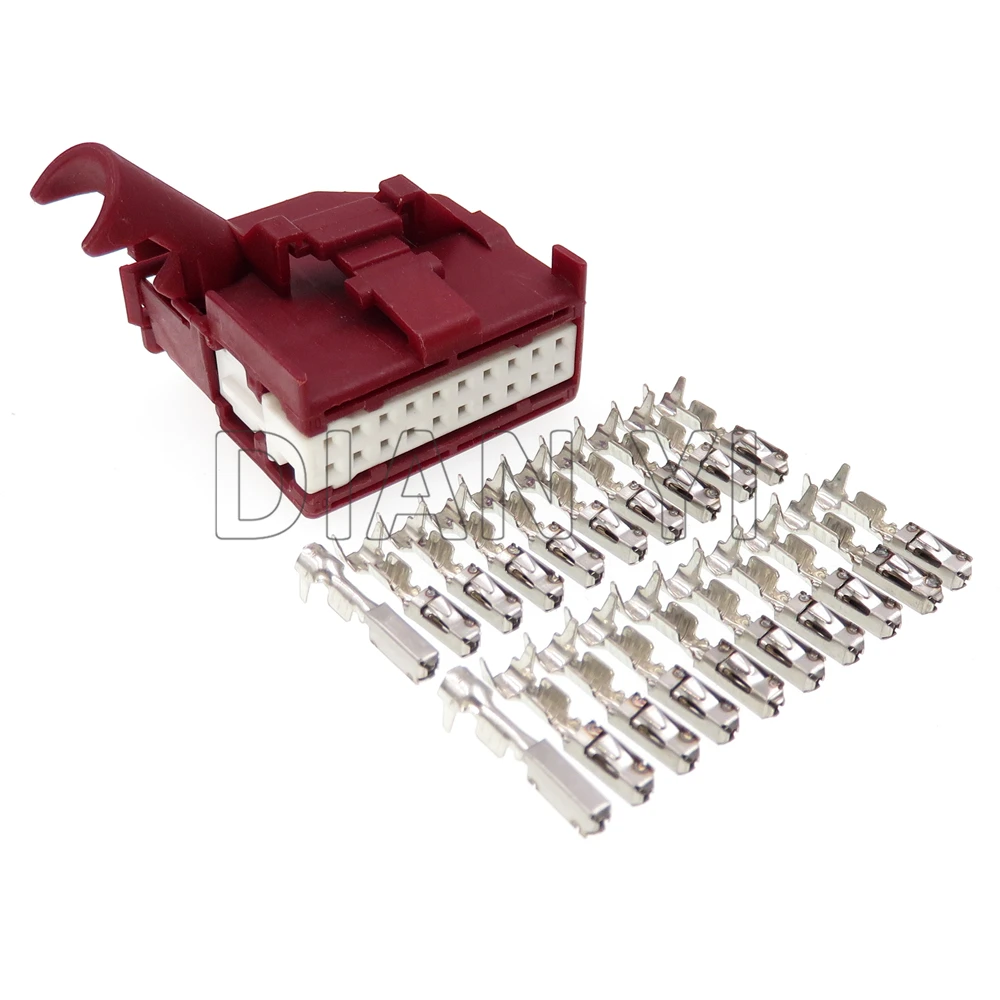 

1 Set 20 Way 443971883B Car Socket For VW Automobile Gateway Computer Controller Wiring Electrical Connector 969422-1