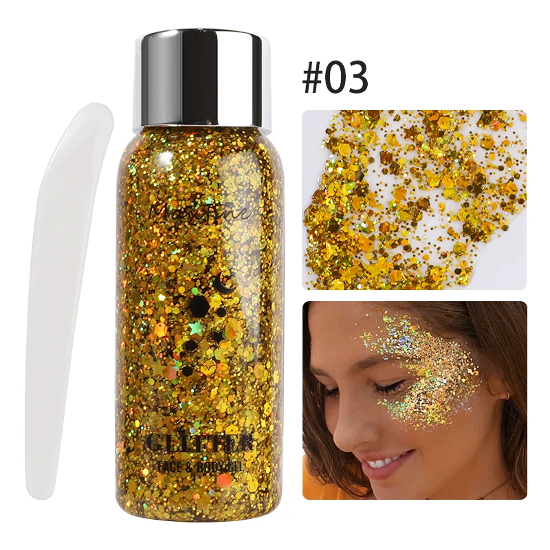 Shimmering Mermaid Scale Body Glitter Gel – Long-Lasting, Sparkling Makeup