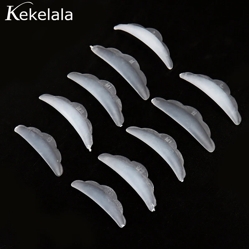 Eyelash Lift & Perm Reusable Silicone Pads - 10 Piece Set for Lash Curling and Extension