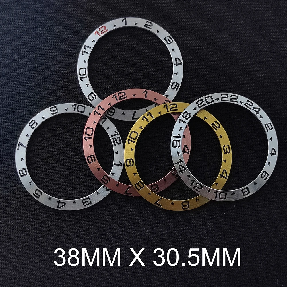 

Watch Parts 38MM X 30.5MM Submarine Bezel High-Quality GMT ceramic/stainless steel bezel suitable for 40MM SUB case SKX007 Case