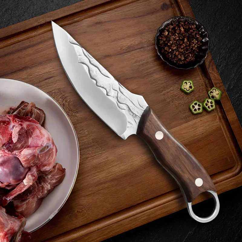 Kitchen Knife Stainless Steel Boning Handmade Forged Fruit Slicing Meat Cleaver Fish Cooking