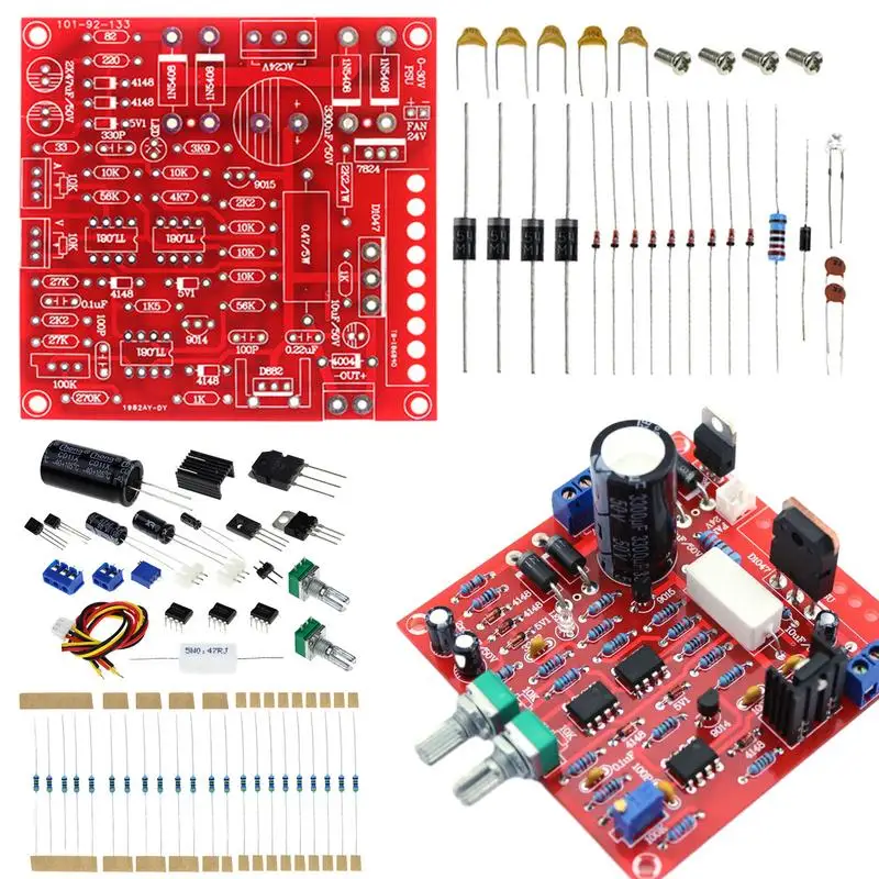 

DC Voltage Regulator Board 0-30V 2mA-3A Voltage Reducer Constant Current Converter Electronic Current Sensors DIY Electronic Kit