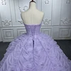 Romantic Quinceanera Dresses Organza Ball Gown Sweetheart Quinceanera 2023 Purple Pleat DY6549 Bar Mitzvah 6
