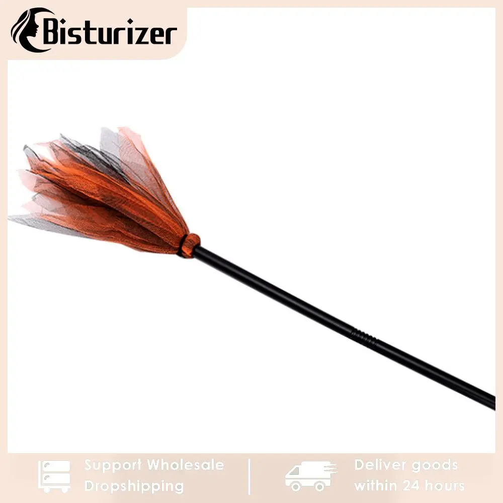 

Unique Witch Broom Easy To Use Party Supplies Multi-function Eye-catching Halloween Decoration Halloween Theme Decoration Trend
