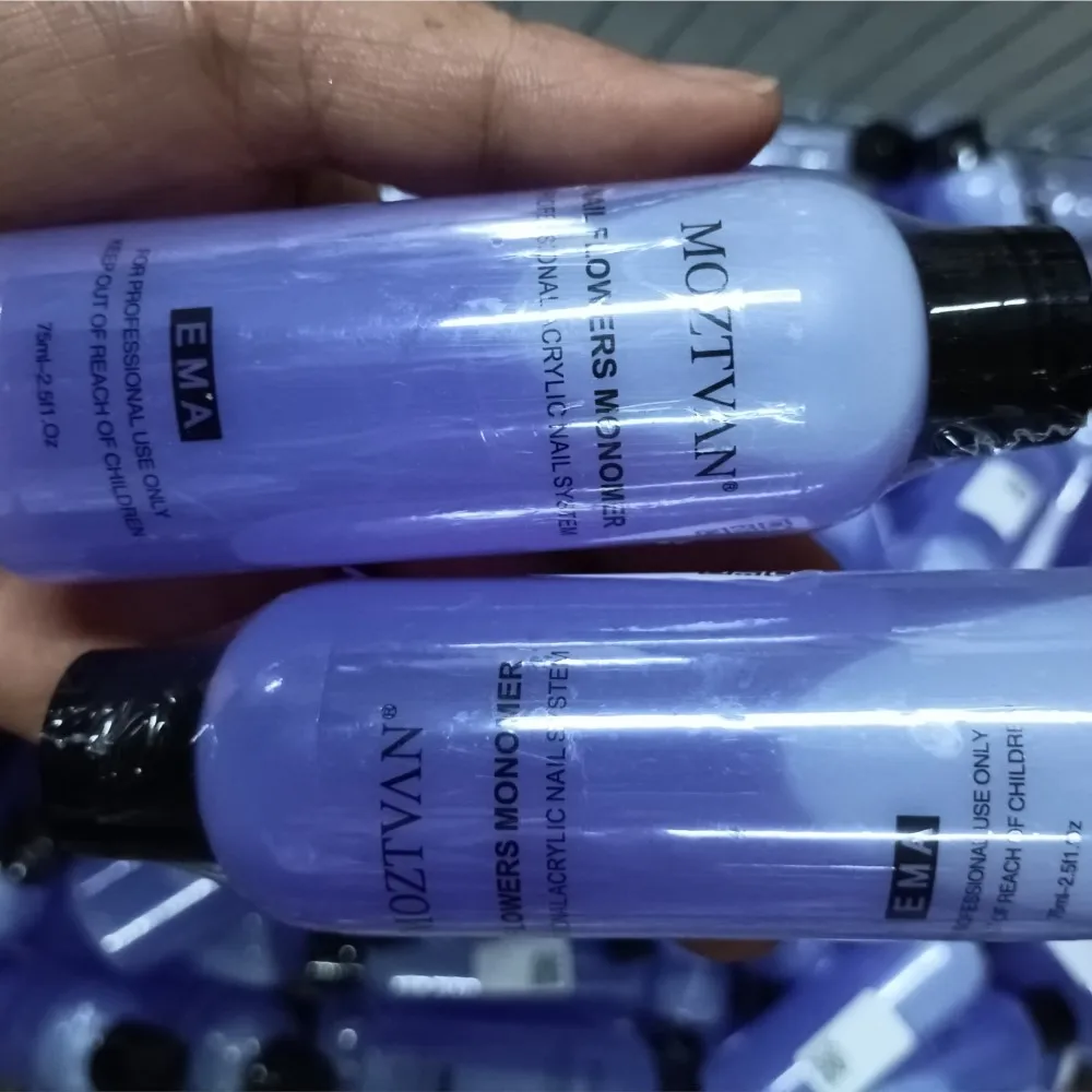 EMA Monomer 120ML 75ML 40ML Acrylic Liquid For Acrylic Powder NonYellowing EMA Monomer Liquid For Nail Extension Carving nail acrylic liquid