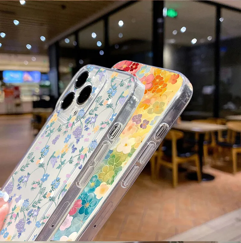 Vibrant Floral Soft Phone Case