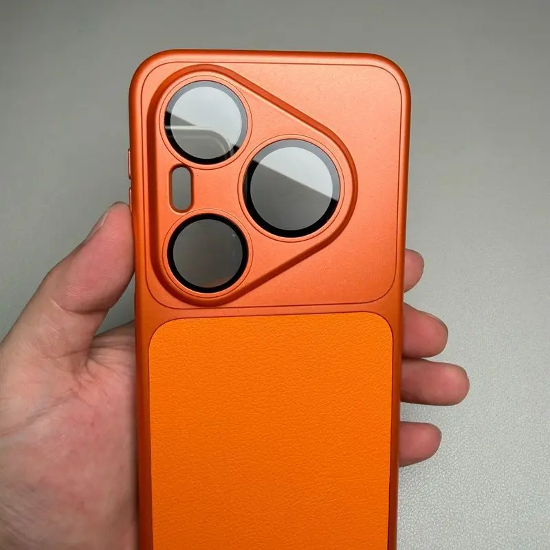 Luxury Leather Matte Back Cover - Premium Protective Case