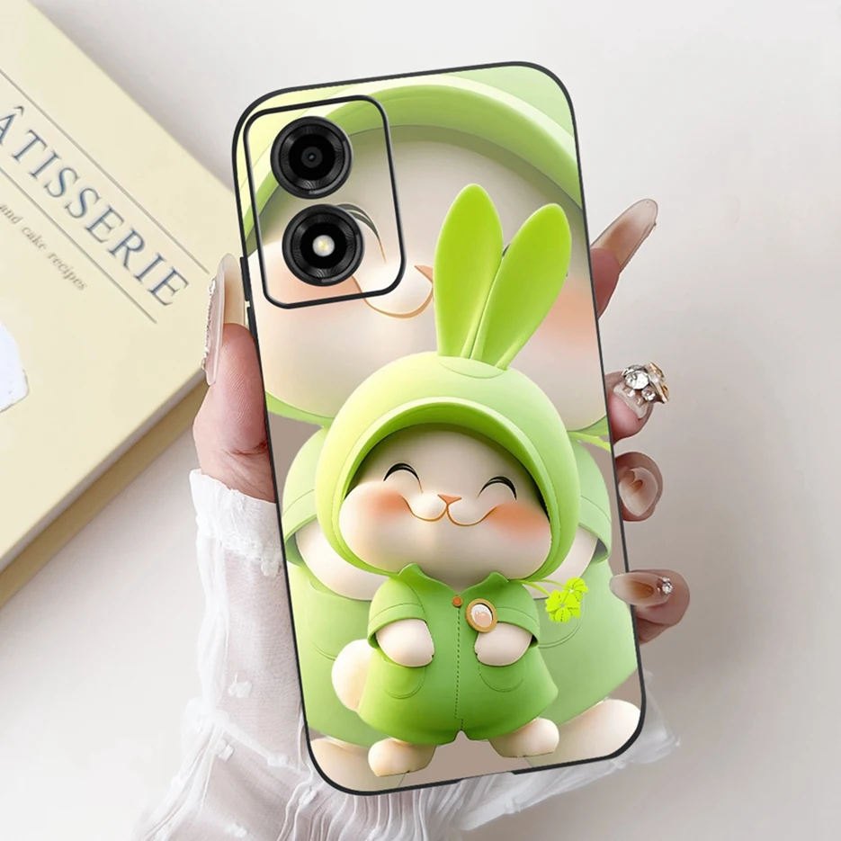 Cute Cat Rabbit Cartoon Shockproof Phone Case - Enhanced Protection