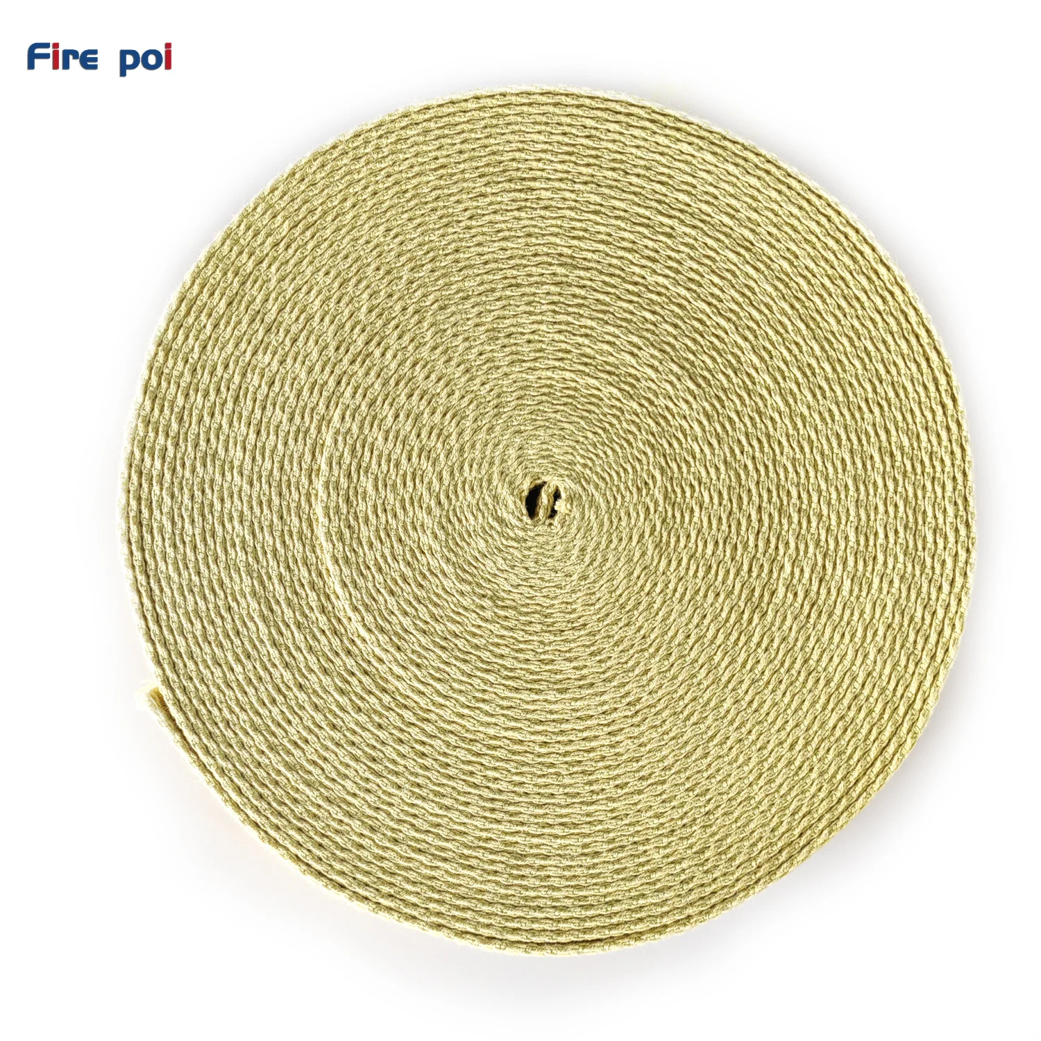 Fire flowing art prop wick Width 50 mm thickness 3mm Kevlar flat 100% Kevlar wicking  PuR Flat Wicking 2