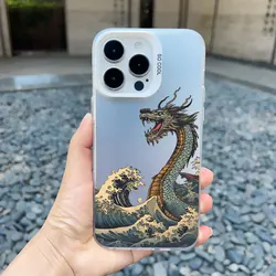 Coque de téléphone Anime Dragon Grande Vague Laser Antichoc