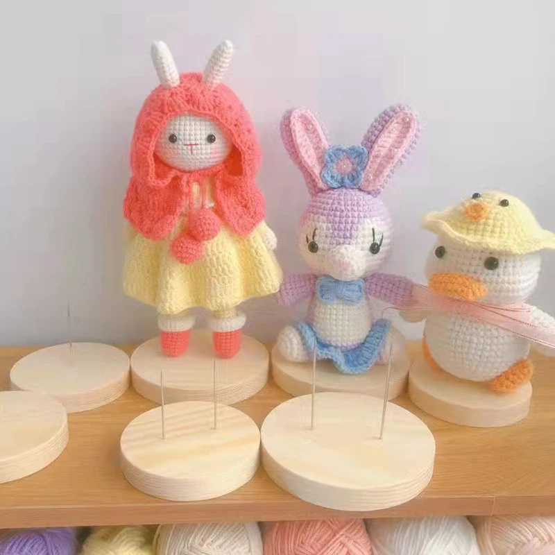 Display Stand Holder Crochet Stands Rack Support Storage Base Wooden Figure Animal Action Suppprt Base display stand holder crochet stands rack support storage base wooden figure animal action suppprt base