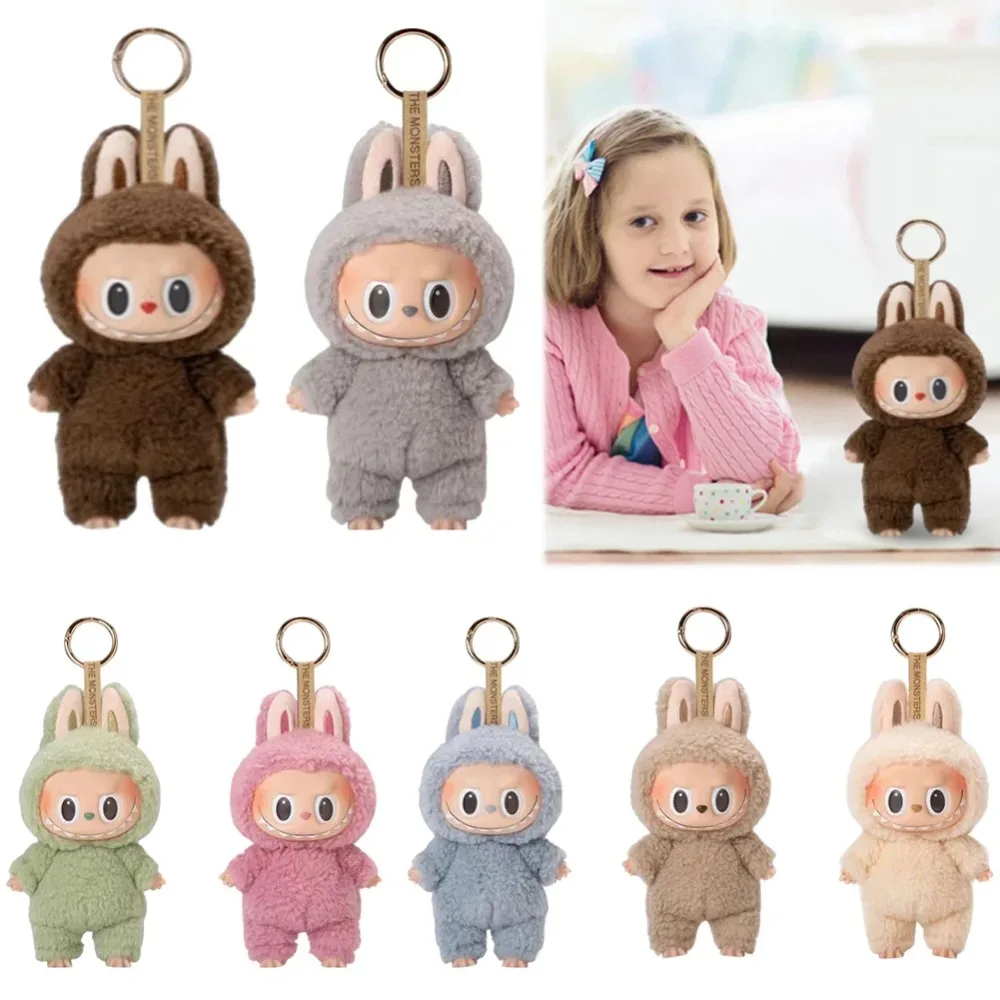 Plush Dolls Labubu Anime Figure Plush Dolls Sweetheart Vinyl Pendant Kawaii Backpack Pendant Decoration Kids Gift