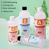 1:1 AB Squishy Resin Gel Squishy Glue Soft Liquid Silicone Cat Paw Mold Toy Handmade Craft Material Decompression Squeezing Toy 3