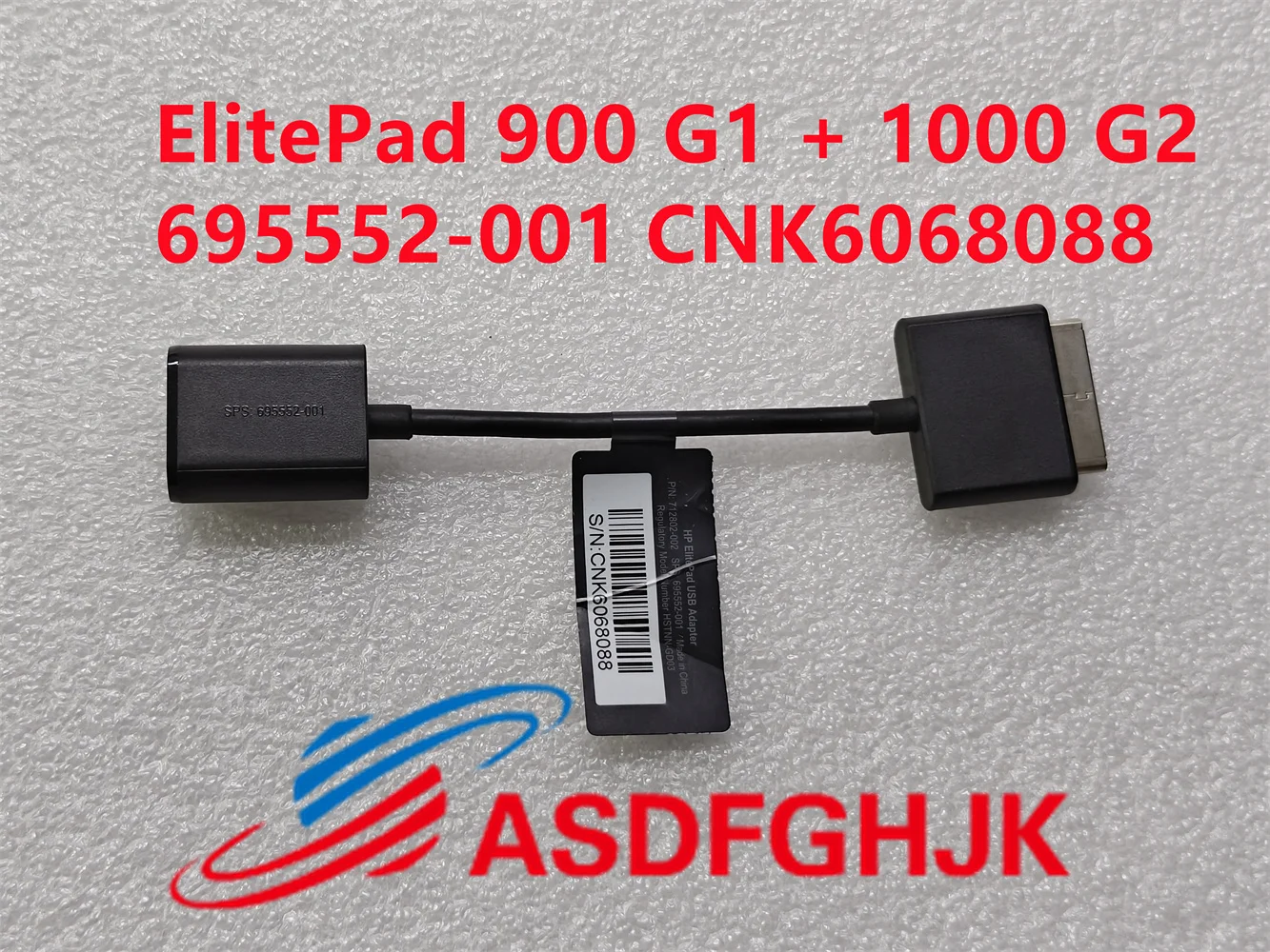 Adaptador 695552001 para hp Elitepad 900 g1 1000 g2 Tablet Usb H3n46aa s n: Cnk6068088 Original