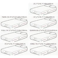 Fitted Bed Sheet With Elastic Band Solid Color Mattress Covers Protector For Single Double King Bed 100% Cotton 120/150/180/200 2