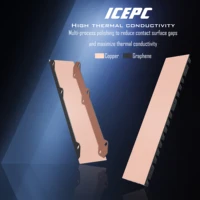 Pure Copper Graphene Heatsink M.2 NGFF 22110 PCI-E NVME SSD Heat Sink Thermal Pad Conductivity Silicone Cooler Accessory - Image 3