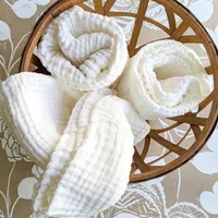 Baby Blankets Newborn Manta Bebe Baby Blanket Winter Muslin Squares Bath Swaddle Cotton Baby Swaddles Wrapples 6 Layer 1