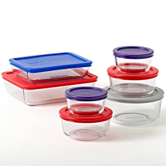 

Store Glass Storage Container Set with Lids, 14 Piece Plastic food containers Food container with lid disposable Sushi container