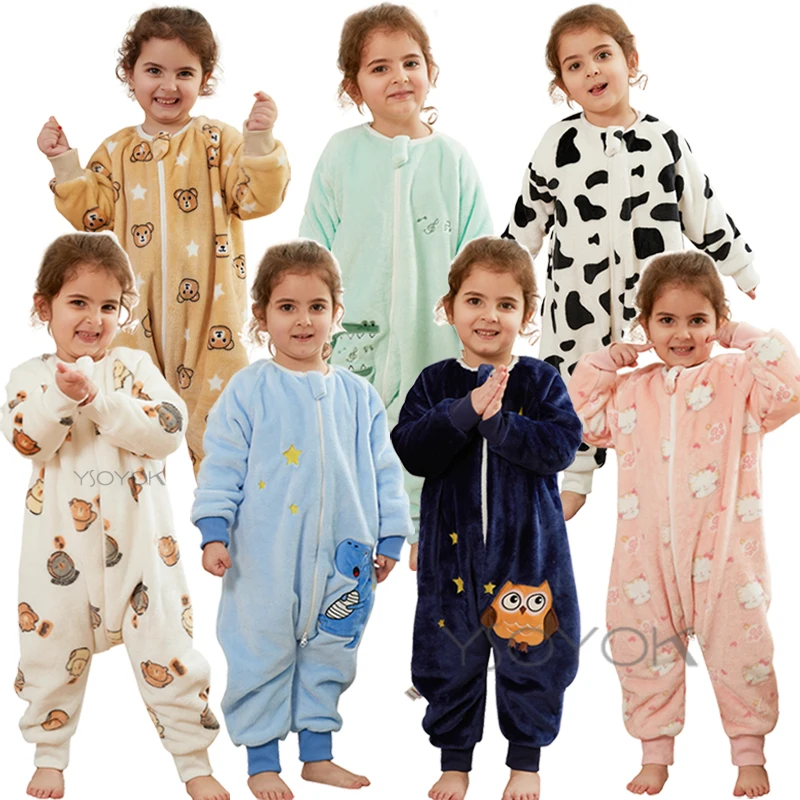 

Children's Cartoon Sleep Sack For Birthday Gift Kids Sleeping Bag Plush Doll Pillow Baby Boys Girls Warm Soft Lazy Sleepsacks