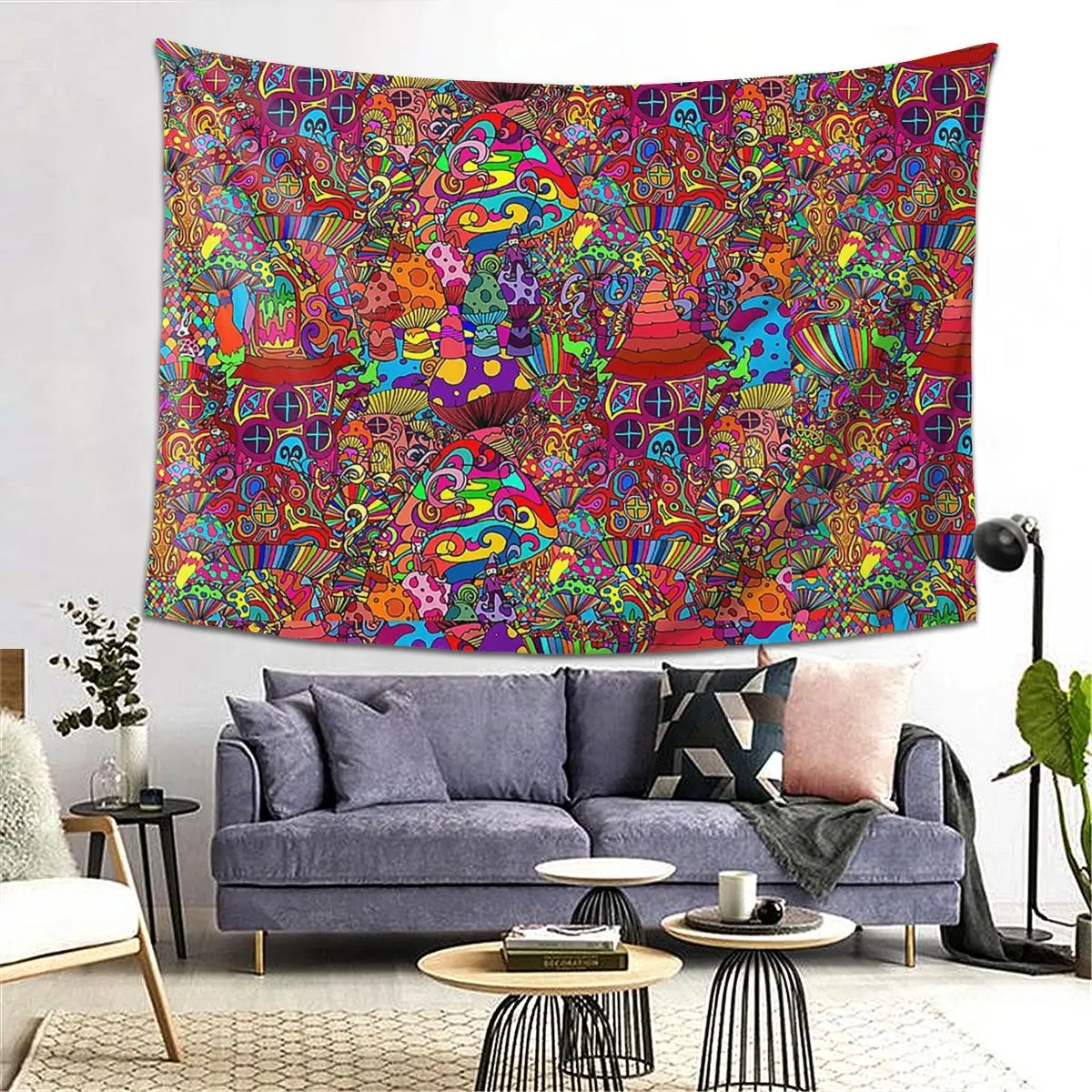 

Trip Tapestry Decoration Art Aesthetic Tapestries for Living Room Bedroom Decor Home Funny Wall Cloth Wall Hanging