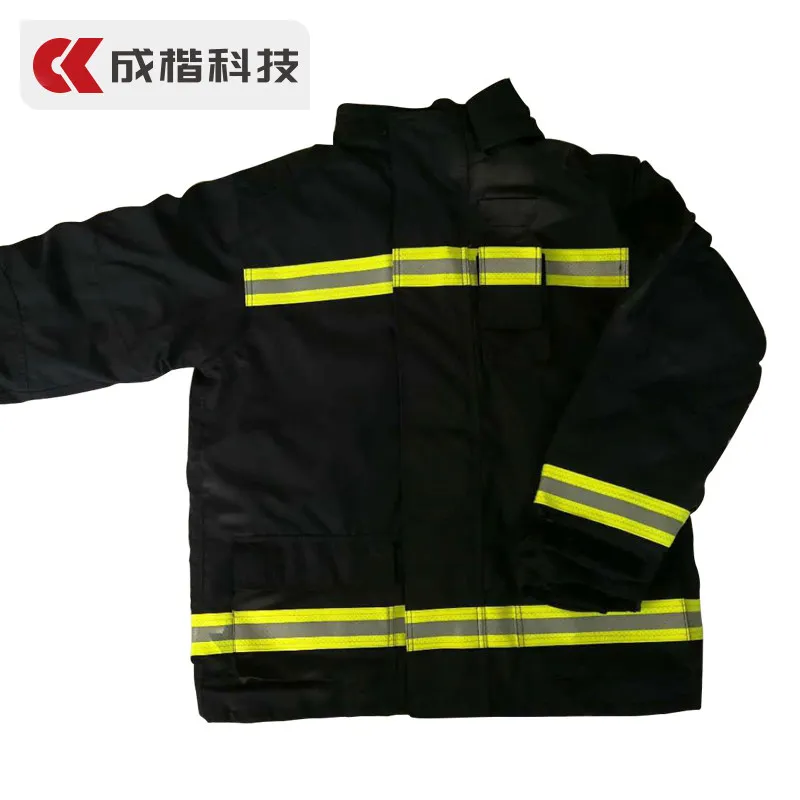 CK Tech.Flame Retardant Clothing Fireproof Waterproof Heatproof Protective Resistant Clothes Helmet Boots Belt Cloth Pants Set