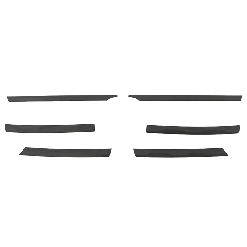 Front Bumper Mesh Center Grille Grill Moulding Strips Cover Trim car front grille decoration car bumper accessories For Tiguan MK2