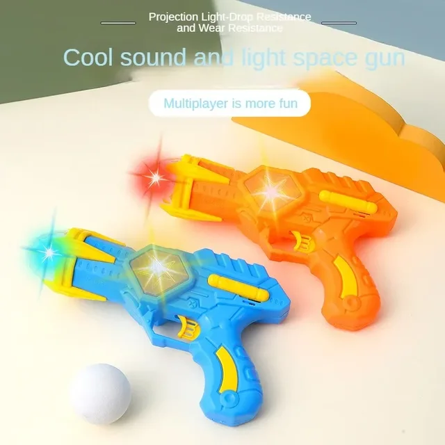 New Color Projection Gun Children's Simulation Electric Toy Music Gun Interactive Sound and Light Toy Gun Boy Toy Model 4