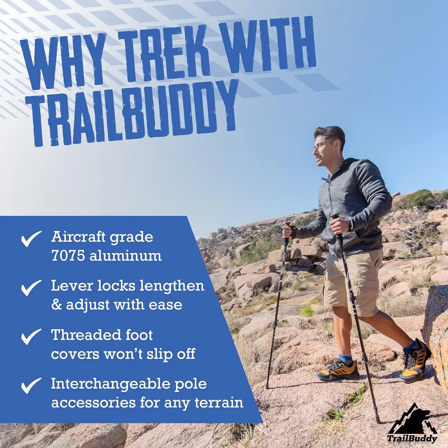 Fanuocetar Trekking Poles Lightweight Collapsible Hiking Poles for Snowshoe Backpacking Gear Pair of 2 Walking Sticks for Hiking 6