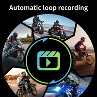 JIUYIN Motorcycle Dual DVR Smart Connect Action Camera Recorder Front & Rearview WiFi Waterproof Motorcycle Dash Cam 4