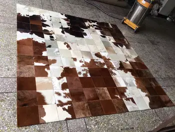 Natural Brown Cow Rug Real Cowhide Carpet CR-66