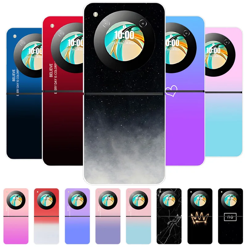 Fantasy Gradient Shockproof Back Cover - Hard PC Protective Phone Housing