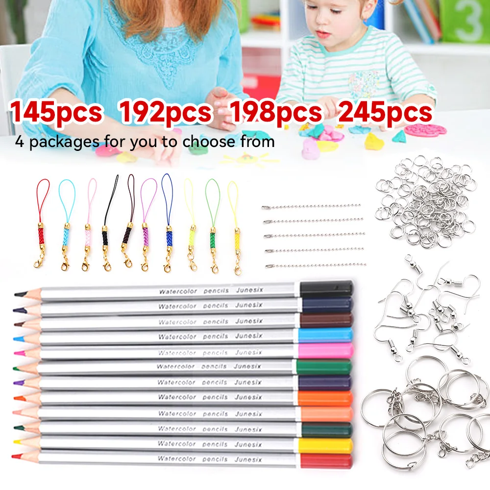 Shrink Plastic Sheets Set DIY Keychain Ornaments Creative Craft