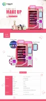 La meilleure distributeur automatique, distributeur automatique de beauté de grande capacité, a une belle apparence et peut vendre des échantillons de beauté. 6