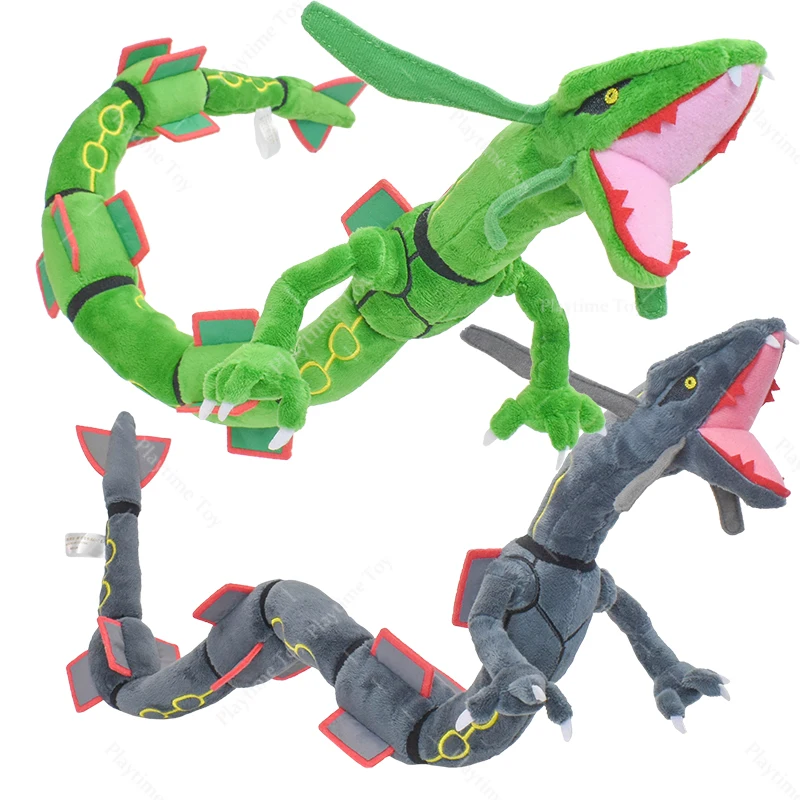 Pokemon 75CM Green Black Rayquaza Ray Dra Plush Toys Soft Anime Dolls Best Gifts Stuffed Toy Retail