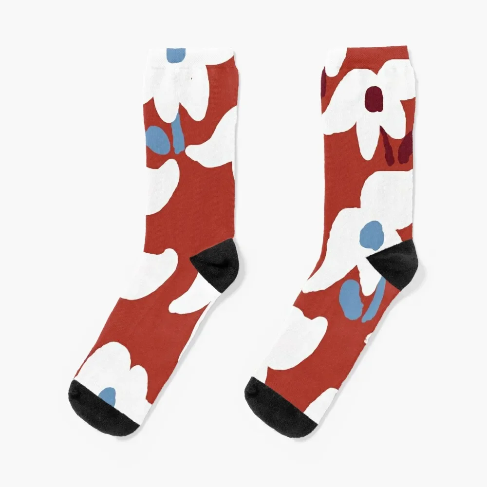

Unique Elegant Abstract Scandinavian Garden Socks Men's sheer Socks Girl Men's