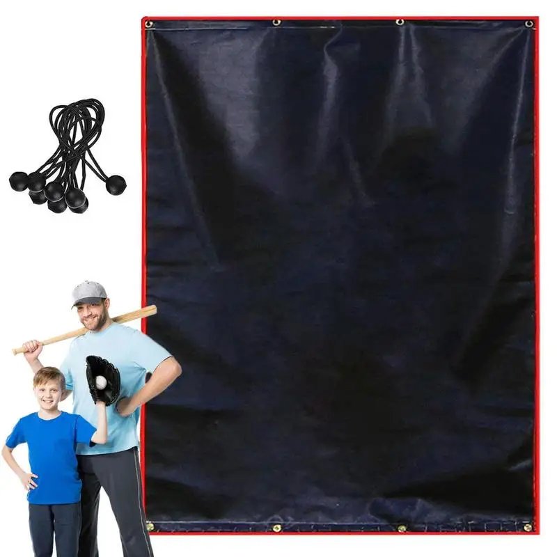 

Batting Cage Backstop Baseball Nets For Batting And Pitching Softball And Baseball Wear-Resistant Baseball Pitching Net For