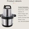 Xiaomi 6L Multifunction Meat Grinder Machine Chopper Mincer Stainless Steel Garlic Vegetable Blender Mixer Food Processor 3