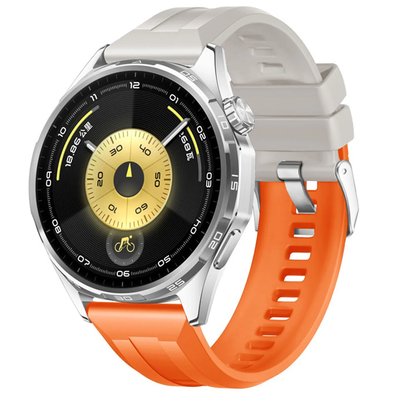 Official 22mm Silicone Sports Watch Strap - Enhanced Comfort and Style