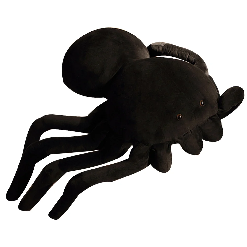 

30/40cm Giant Simulation Spider Plush Toys Stuffed Animal Soft Spider Cushion Appease Toy Throw Pillow Kids Scary Horror Toy