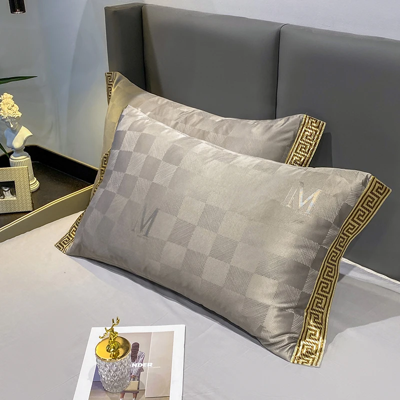 High quality Cotton Bed sets soft duvet cover elasticated bed sheet Jacquard bedding set 16 S67bb36eea5e44da3a01b5e735b7488bd0