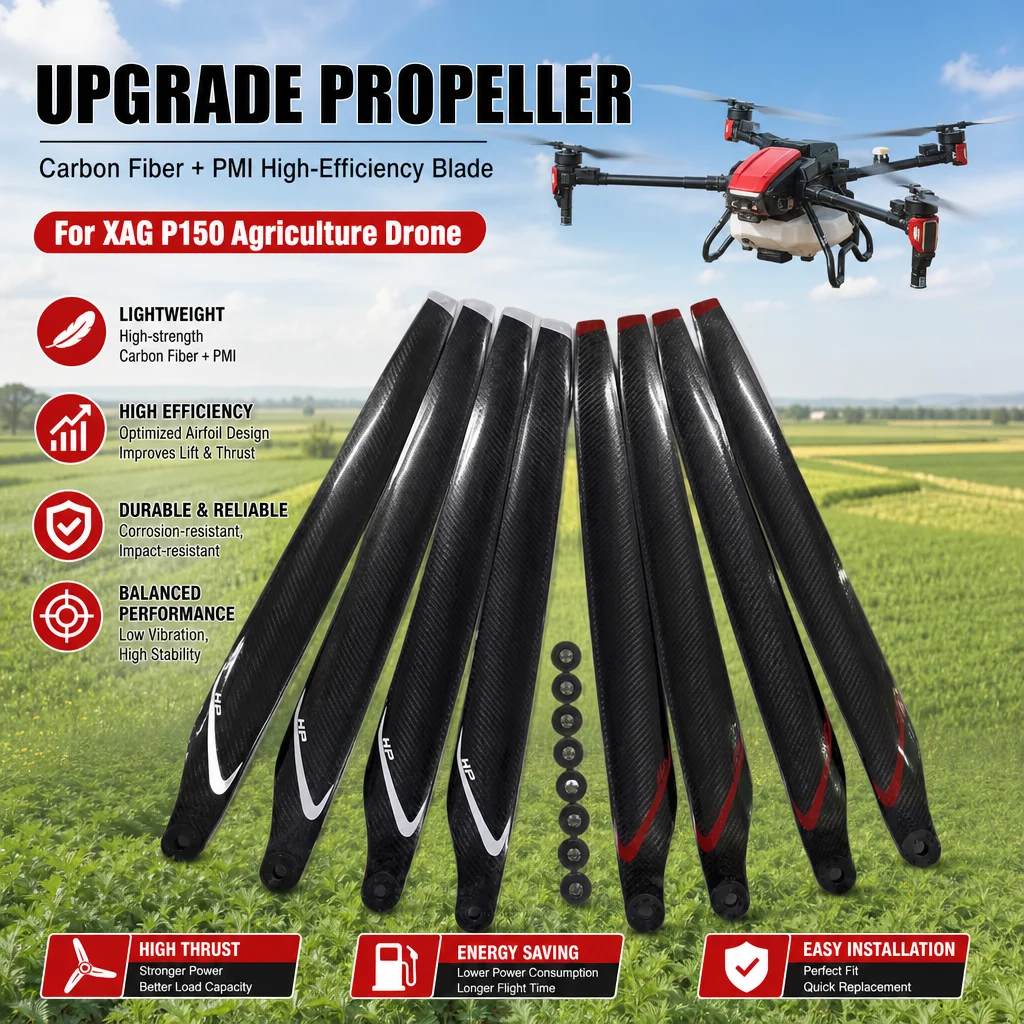 Upgrade-Propeller, Kohlefaser + PMI-Hocheffizientes Klinge für XAG P150 Landwirtschaftsdrohne