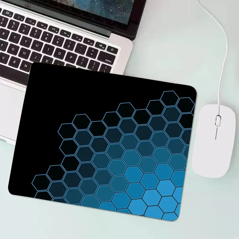 Mouse Pad Gaming Accessories PC Gamer Computer Keyboard Desk Mat Rubber Laptop Anime Hexagonal Honeycomb